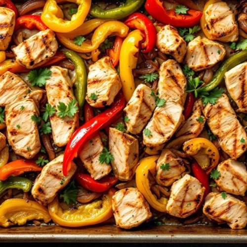 Sheet Pan Chicken Fajita Dinner - Fresh Start 30: A Journey To Better Health